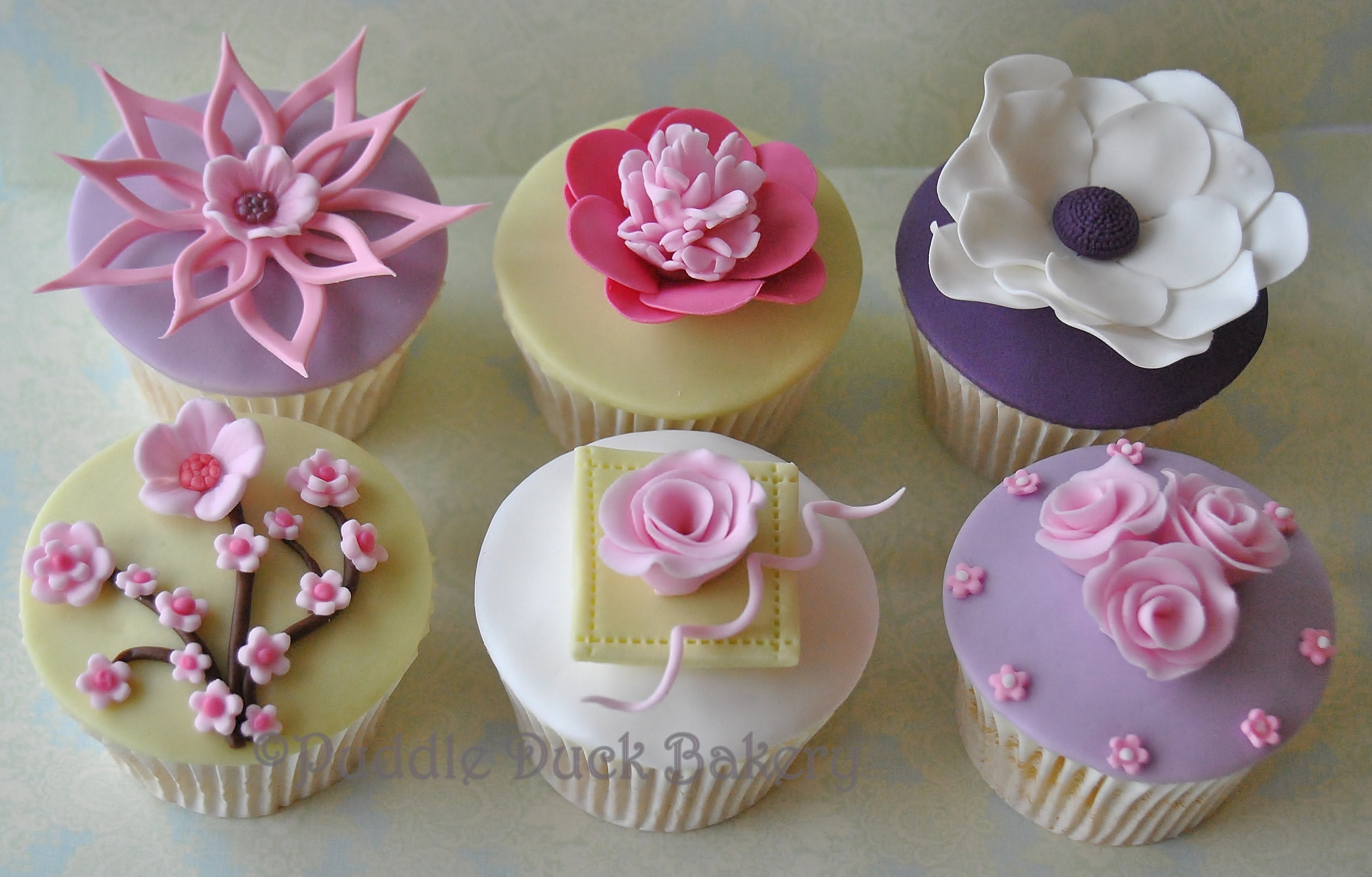 An assortment of cupcakes