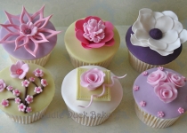 An assortment of cupcakes